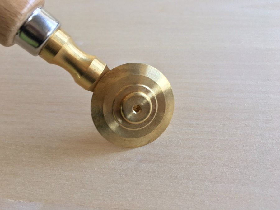 Brass Smooth Pasta Wheel