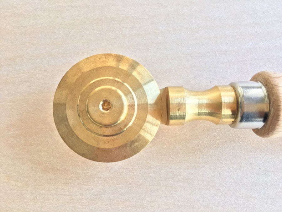 Brass Smooth Pasta Wheel