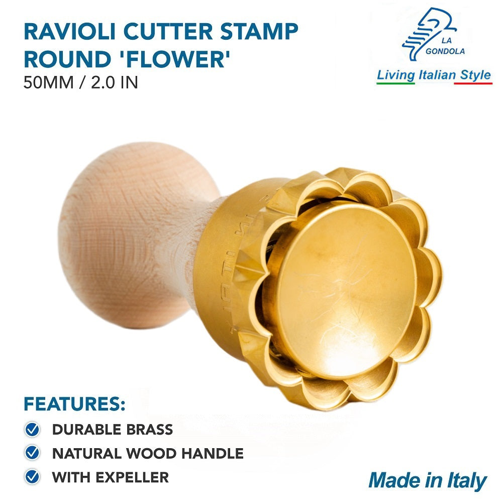 LaGondola Flower Ravioli Stamp