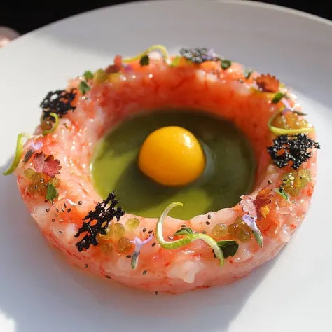 Imperial red shrimp tartare