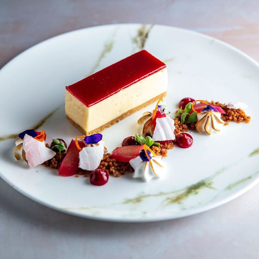 Passionfruit and Raspberry Cheesecake