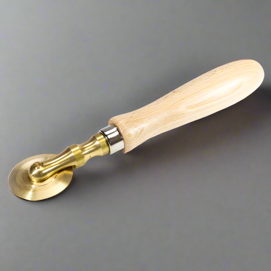 Brass Smooth Pasta Wheel